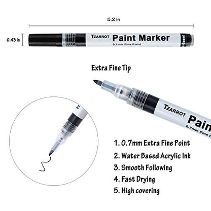 White Paint Pen (8 Count)