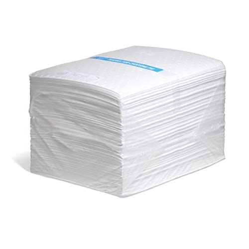 Oil Mat - Oil-Only Absorbent - 100 Pads per Bag - 15" x 20" - Absorbs Up to 28 Ounces - MAT403 (100 Count)