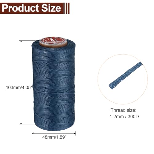 Flat Leather Sewing Waxed Thread