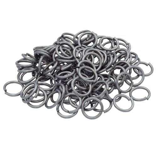 200G 1Kg Chainmail Loose Rings for Armor Crafting Perfect for DIY Projects & Armour Repairs