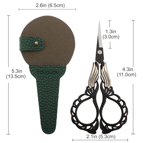 Crochet Scissors with Sheath