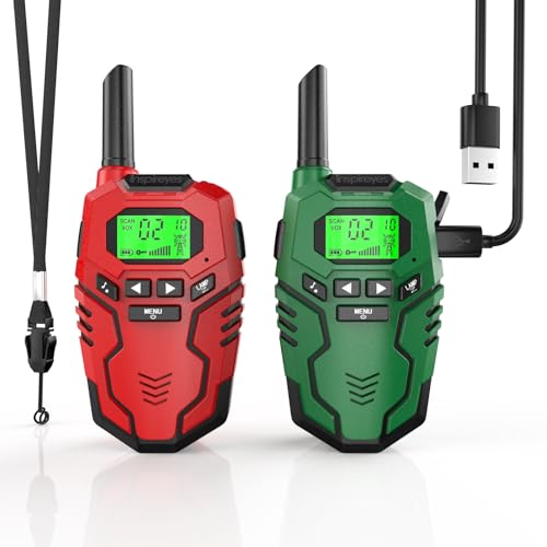 Walkie Talkies for Kids Rechargeable Long Range 2 Way Radios (2 Count)