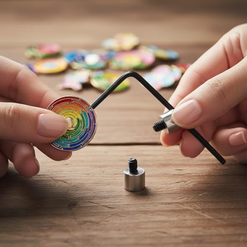 20 Pcs Pin Keepers Pin Locks Enamel Pin Locking Backings Replacement Locking Pin Backs Clasps with 2 Pcs Wrench for Enamel Lapel Pins Backs Jewelry Findings Beading and Jewelry Making (20 Count)