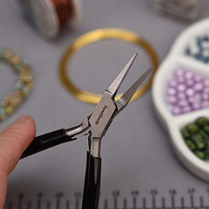 Flat Nose Pliers With Extra Fine Tips