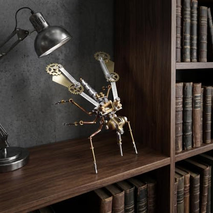 3D Metal Puzzle Model Mechanical Kits Steampunk Mosquito 140+ Components 2