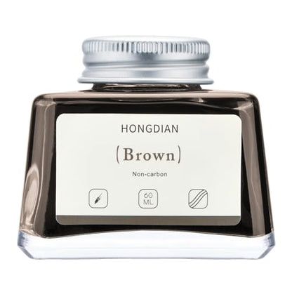 Hongdian Fountain Pen Bottled Ink Brown