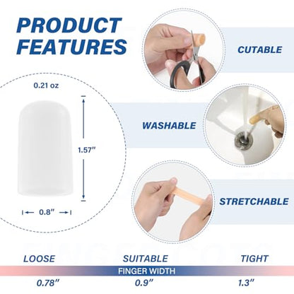 Gel Finger Cots Protectors (10 Count)