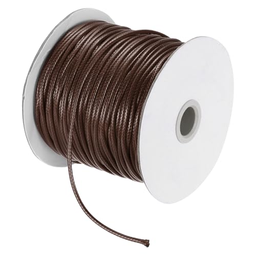 Waxed Cord 2.5mm Waxed Polyester Cord 87 Yard Wax String for Bracelet Making