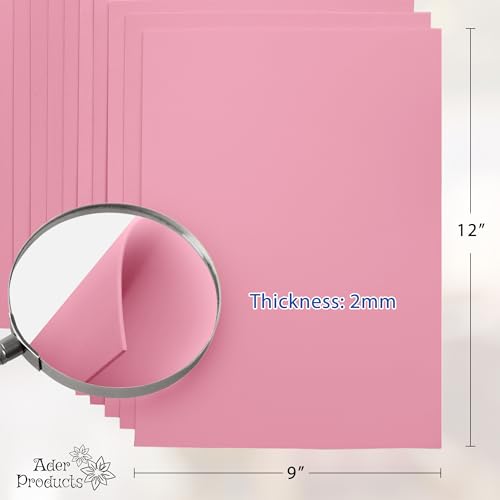 Pink EVA Foam Sheets for Crafts