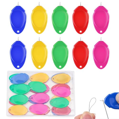 35PCS Needle Threaders 5 Colors Thumb Shape Sewing Needle Threader