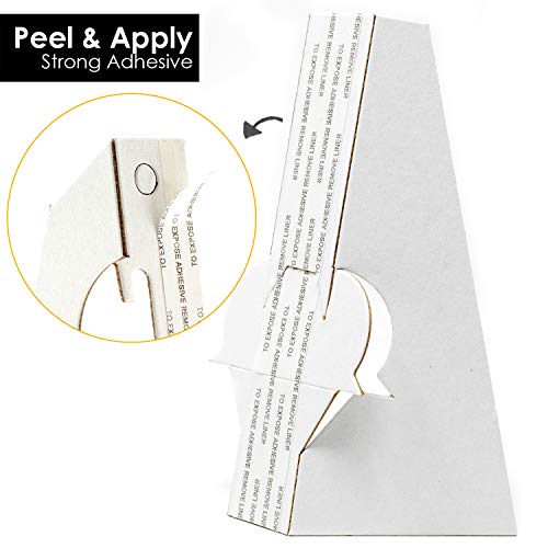 7 Inch Self Stick Easel Back (50 Count)
