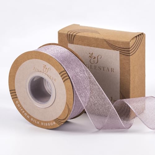 1 Inch Wide Sheer Chiffon Ribbon