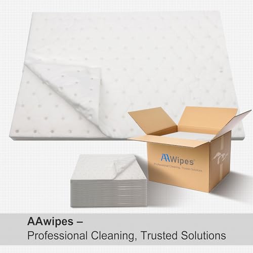 Oil Absorbent Pads 9.8" X 13" 100 Packs Garage Accessories Oil Spill Control Oil Absorbing Sheets for Garage (100 Count)