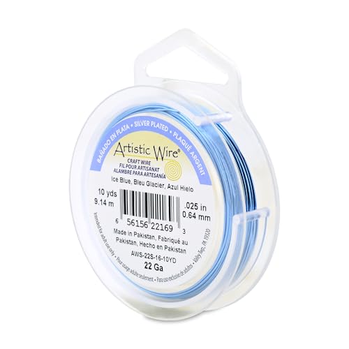 22 Gauge Silver Plated Tarnish Resistant Colored Copper Craft Wire