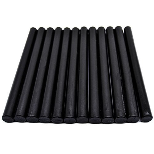 Black Large Sealing Wax Sticks for Hot Melting Glue Gun (12 Count)