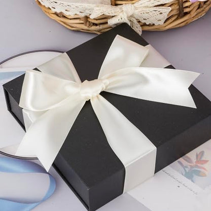 1 1 2 Inch Ivory Solid Satin Ribbon for Gift Wrapping