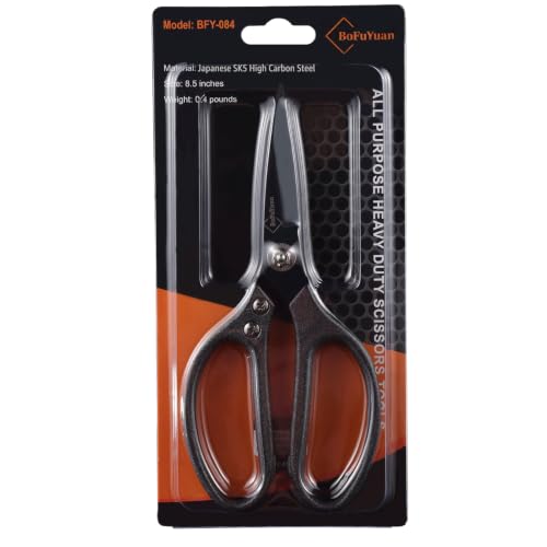 Heavy Duty Scissors for Cutting Carpet Cardboard Leather Fabric