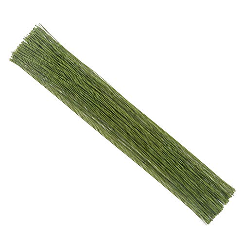 26 Gauge Dark Green Floral Wire Stem for Flower Arrangement Craft Supply