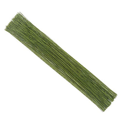26 Gauge Dark Green Floral Wire Stem for Flower Arrangement Craft Supply