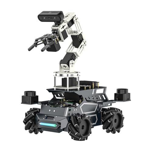 ROS2 Robot Kit with Jetson Orin NX 16GB Super Large AI Model with 6DOF Robotic Arm