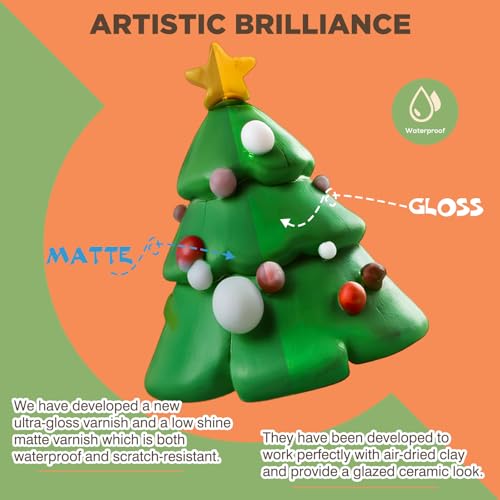 120ml Air Dry Clay Varnish