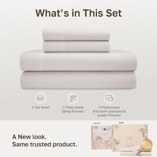 100% Organic Cotton Full Bed Sheets