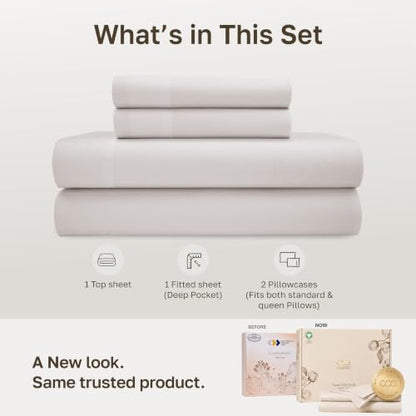 100% Organic Cotton Queen Size Sheets Set