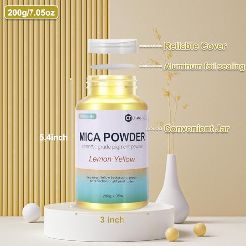 Mica Powder 7.05OZ（200g） (7.0548 Ounce)