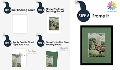 Mat Board Center 10 Pack 8x10 Photo Mats for 5x7 Picture