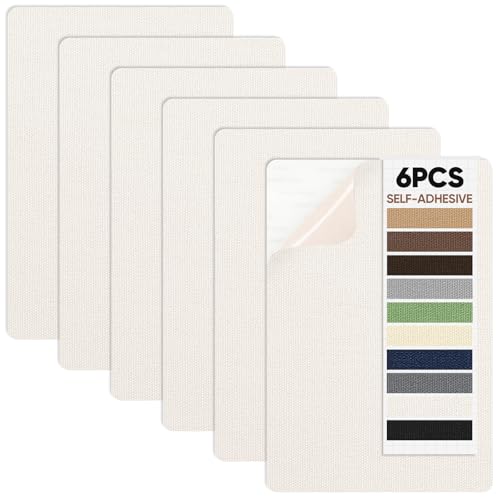 Canvas Patch 5.5 x 8 Inches 6Pcs Self (6 Count)