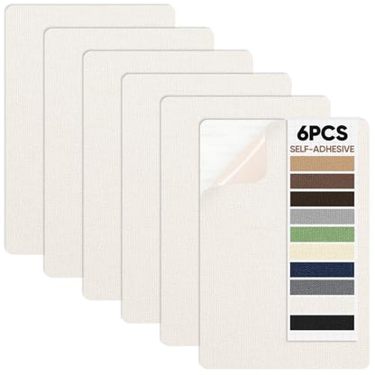 Canvas Patch 5.5 x 8 Inches 6Pcs Self (6 Count)