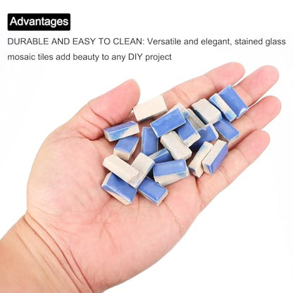 200g Ceramic Mosaic Tiles for Crafts Bulk