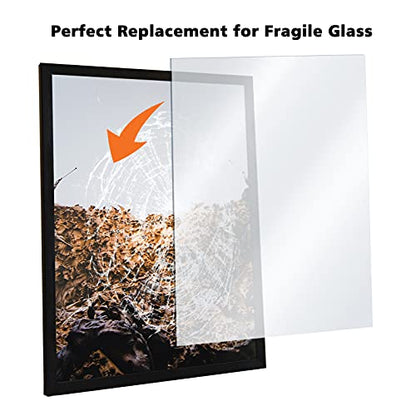 Plexiglass Sheets Acrylic Sheets 3 Pack of 18x24’’ 0.04 Thick Clear Plastic Cast Transparent Plexi Glass for Crafting Projects