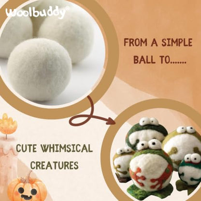 Wool Felt Balls 20 PCS