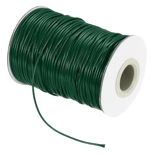 Waxed Cord 1.5mm Waxed Thread 87 Yard Wax String Leather Cord for Bracelet Making