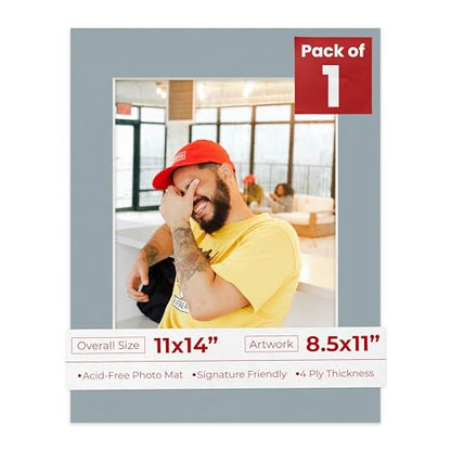 11x14 Mat for 8.5x11 Photo