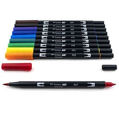 Dual Brush Marker 10 (10 Count)