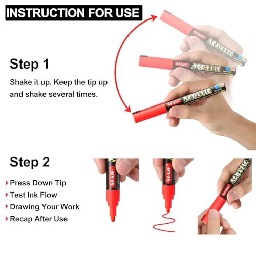 Acrylic Creative Markers (36 Count)