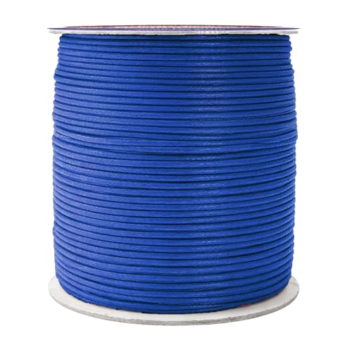 1.5mm Blue Waxed Cord (327 Foot)