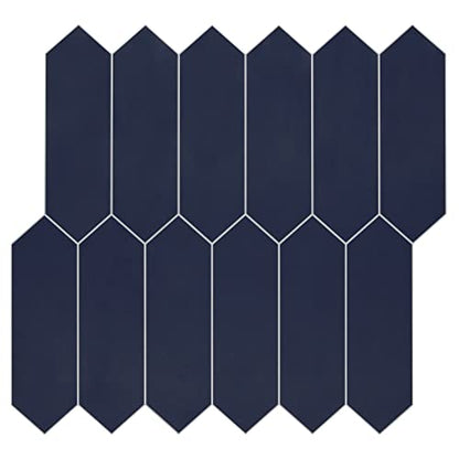 10 Sheet Long Hexagon Peel and Stick Backsplash (10 Count)