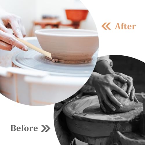 50PCS Wooden Clay Sculpting Tools