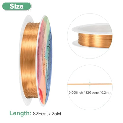 0.2 mm 32 Gauge Copper Wire for Jewelry Making