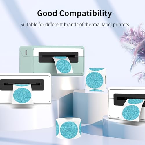 1.5" Holographic Direct Thermal Label Stickers