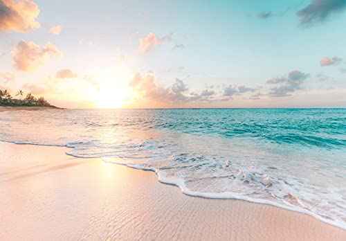Sunset Wall Murals Romantic Beach Photo Mural