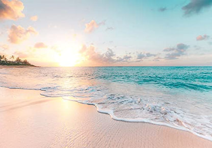 Sunset Wall Murals Romantic Beach Photo Mural