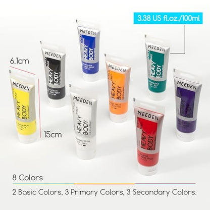 Thick Acrylic Paint Set (27.04 Fl Oz)