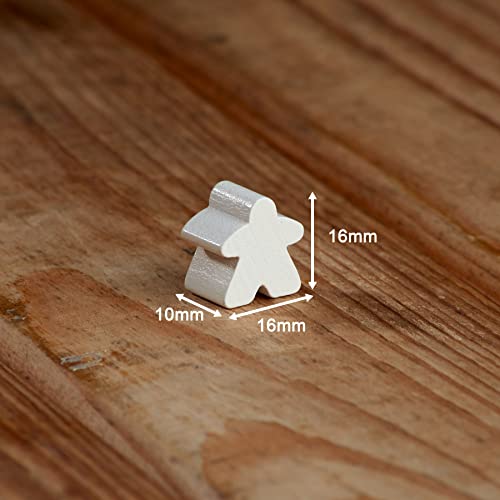 100 Wooden Meeples (100 Count)