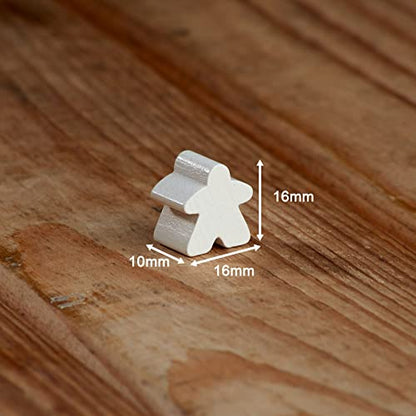 100 Wooden Meeples (100 Count)