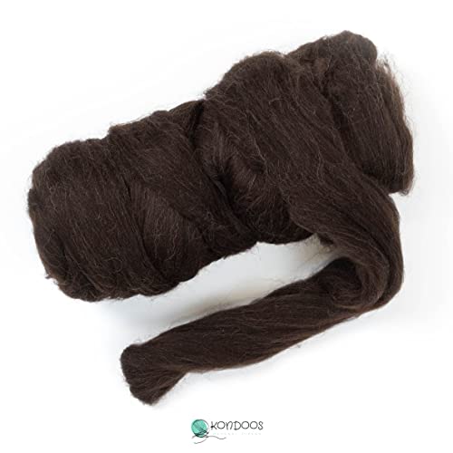 Natural Wool roving (8 Ounce)