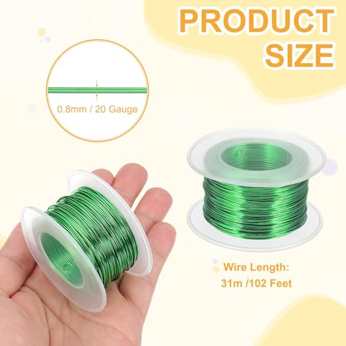 20 Gauge 0.8mm Anodized Aluminum Wire for Jewelry Craft Making